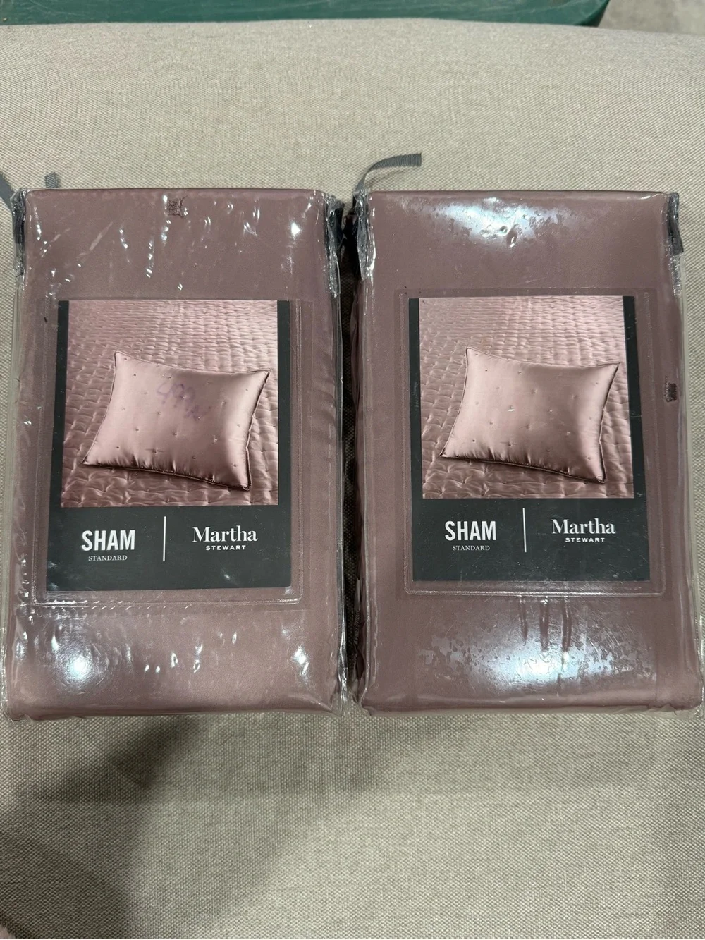 Martha Stewart Pillow Sham in Dusty Rose Mauve